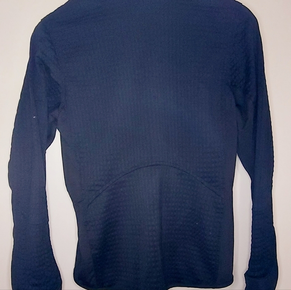 Nike Sphere Thermal Jacket Women's Size S black Waffle Weave Thumb Holes - Picture 2 of 5